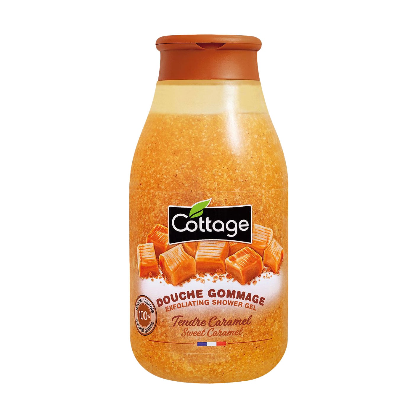 Відлущувальний гель для душу Cottage Exfoliating Shower Gel, Sweet Caramel, 270 мл